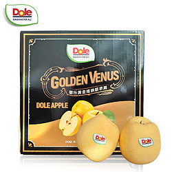 Dole 都乐 黄金维纳斯苹果 3斤装约7-9粒 中果简装