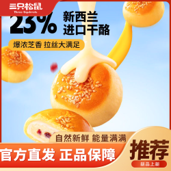 三只松鼠 蔓越莓芝士酥芝士风味300g*1箱休闲零食糕点点心
