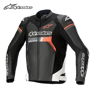 Alpinestars GP FORCE a星摩托车骑行服机车服骑士服骑行皮衣男 黑白红荧光通风款防风内胆 54