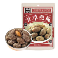PLUS会员:SNACKS SYMBOL 零食符号 潮汕特产甘草橄榄 100g*3袋