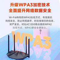 百亿补贴：Tenda 腾达 CX2 双频1500M 家用千兆无线路由器 Wi-Fi 6 黑色 单个装