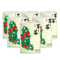 红塔草莓罐头400克×6罐  整箱装 无添加防腐剂 水果捞 