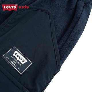 Levi's李维斯儿童男童工装长裤2024冬季多口袋潮 深宝蓝色 110/53