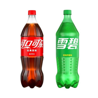 Coca-Cola 可口可乐 碳酸饮料 1.25L雪碧+1.25L可乐