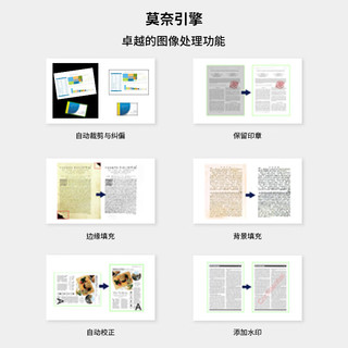 维山（VIISAN）扫描仪 1800万像素高拍仪 照片扫描仪 扫描仪自动连续 高速办公用 文件扫描 教学投影TH12