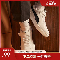 PUMA 彪马 学生儿童鞋子白色板鞋舒服耐磨小白鞋运动鞋 385836