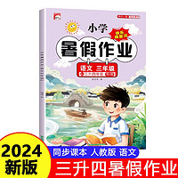 2024新版小学生暑假作业三年级语文人教版小学暑假衔接三升四衔接教材练习题册每日一练专项训练