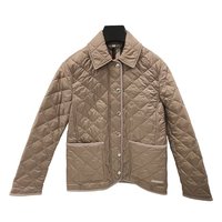 BURBERRY/博柏利 女士聚酰胺贴袋按扣开襟棉服