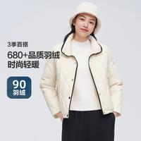 【轻薄羽绒服】秋季立领长袖轻薄外套时尚穿搭韩版羽绒服女