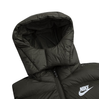 NIKE  耐克童装男女童羽绒马甲2023冬季新款儿童可拆卸连帽上衣