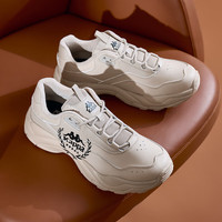 卡帕（Kappa）运动鞋男女同款老爹鞋复古休闲背靠背潮鞋 牛津棕 41 