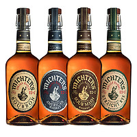 酩帝诗（MICHTER'S）【原瓶】美国波本黑麦威士忌洋酒 酩帝诗US1威士忌四支组合