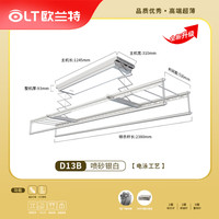 OLT 欧兰特 D13电动晾衣架自动升降晒衣阳台智能控制LED照明遥控D13B-S D13B银白大直杆