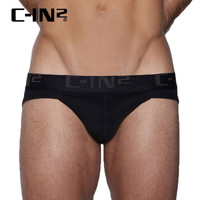 C-IN2 4014 男士高叉三角内裤 黑色 S