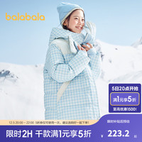 巴拉巴拉童装儿童羽绒服女童冬季中长款中大童渐变加厚保暖外套潮