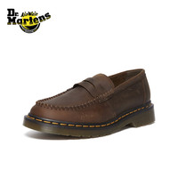 马丁（马汀博士 Dr.Martens）春夏 Penton 春季新款休闲一脚蹬疯马皮男女款乐福鞋