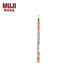 無印良品 MUJI 上色顺滑不结块 眉笔  深棕色2S 1.6g