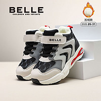 百亿补贴：BeLLE 百丽 儿童棉鞋小童2024冬新款加绒二棉保暖休闲百搭男女宝宝运动鞋