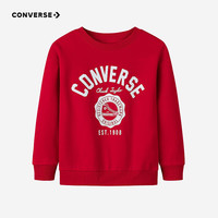 匡威Converse童装男童加绒卫衣2024秋冬保暖儿童休闲上衣