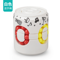DI BEI JIA 迪贝佳 六面旋转滚珠魔方指尖陀螺儿童学生解压魔豆益智玩具易拉罐八爪鱼