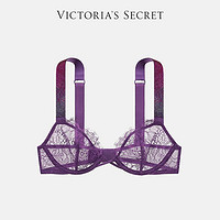 百亿补贴：VICTORIA'S SECRET 女士闪亮Logo肩带带钢圈可调节花漾蕾丝文胸