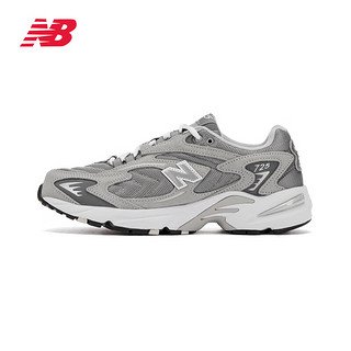 移动端、京东百亿补贴：new balance NB 725系列男鞋减震防滑复古元祖灰情侣休闲运动跑步鞋 ML725P-D