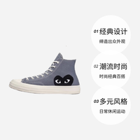 COMME des GARÇONSCDG PLAY COMME des GARCONS x Converse联名高帮帆布鞋