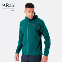 Rab睿坡Kinetic2.0户外保暖热能防风疏水登山运动外套冲锋衣 QWG-74 暮蓝色/NB L