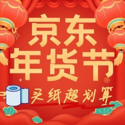 京东年货节 家清好券 纸品满99减20元/满169减30元/满200减20元/满299减50元