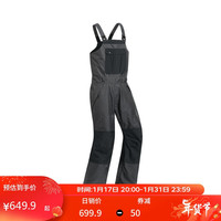 迪卡侬滑雪裤背带裤宽松保暖防水工装BIB500色5100216