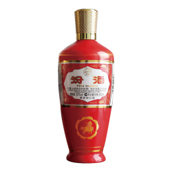 汾酒 炙热红 清香型白酒 光瓶 53度 500mL 1瓶 单瓶装