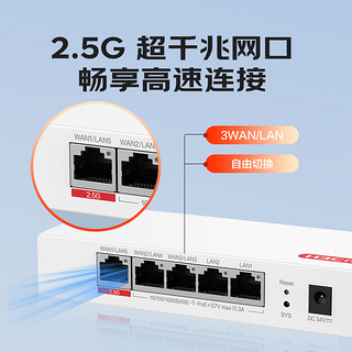 华三（H3C）全屋WiFi套装 5G分布式企业级千兆网络覆盖办公大户型物联网300㎡ 2个3000M吸顶AP+5口POE管理器