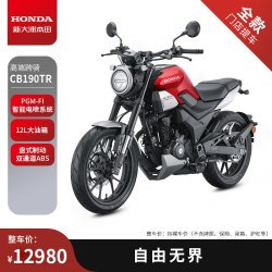 新大洲本田 CB190TR经典跨骑复古电喷摩托车旅行 山茶红 全款