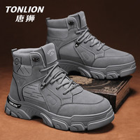  TONLION/唐狮 厚底增高 男士马丁靴