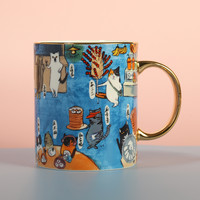 观复博物馆 观复猫都市系列 马克杯 350ml