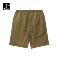 RUSSELL ATHLETIC 男装春夏纯色口袋刺绣印花运动短裤6063LXK
