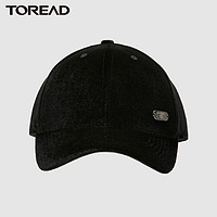 TOREAD 探路者 秋冬男女休闲帽户外运动鸭舌帽金丝绒保暖轻便TELJ90529