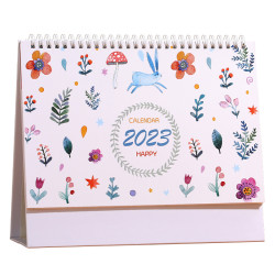 木雷 台历2024年创意简约商务办公月历桌面摆件龙年工作打卡日历本计划本ins风考研日历2025年记事台历本