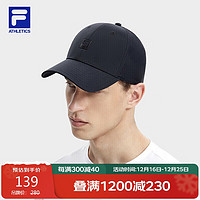 FILA 斐乐 官方男子经典棒球帽2023休闲帽遮阳帽鸭舌帽