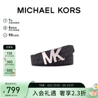 迈克.科尔斯(MICHAEL KORS)MK男士腰带BELT老花腰带 34MM 黑色 黑色001
