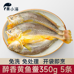 黄小渔 宁德黄鱼鲞400g/2条 三去大黄鱼黄花鱼生鲜 海鲜水产烤鱼烧烤食材