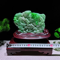 何周珠宝 缅甸天然A货翡翠摆件 b50zqG1m