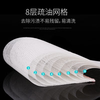 美丽雅洗碗布不沾油易清洗抹布吸水不掉毛麻布厨房刷碗巾家用清洁帕 洗碗巾3片装(30*38cm)