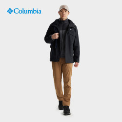 Columbia 哥伦比亚 男女银点防水冲锋衣保暖防风可拆卸三合一休闲服
