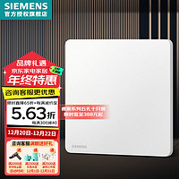 SIEMENS 西门子 睿宸系列 空白面板 哑光磨砂 象牙白