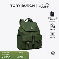 TORY BURCH 翻盖双肩背包女包TB 85061 罗勒绿 312 OS