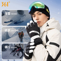 361°361冬季滑雪手套男加绒加厚保暖防寒防水2024骑行可触屏手套