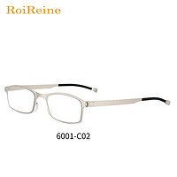 RoiReine 罗瓦雷诺 防蓝光老花镜商务老花眼镜老人老光眼镜 6001-C02-100度