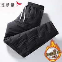 红蜻蜓（RED DRAGONFLY）棉裤男冬季加厚保暖休闲百搭时尚运动舒适男束脚长裤子