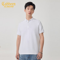 卡宾（CABBEEN）【凉感速干】抗菌短袖T恤男2024夏季新款商务休闲翻领